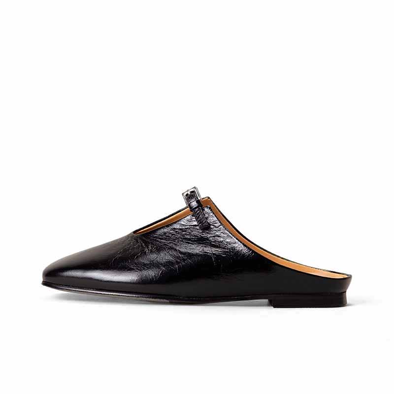 SHOEMAKER QUEEN Закрытые тапочки женские молочно-белые, цвет Milk White — фото 3