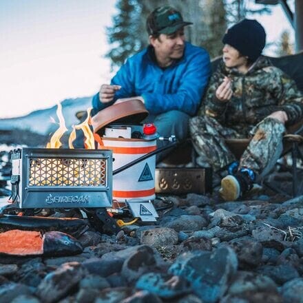 

FireCan Deluxe (нержавеющая сталь, с грилем) Ignik Outdoors, цвет Stainless/Black
