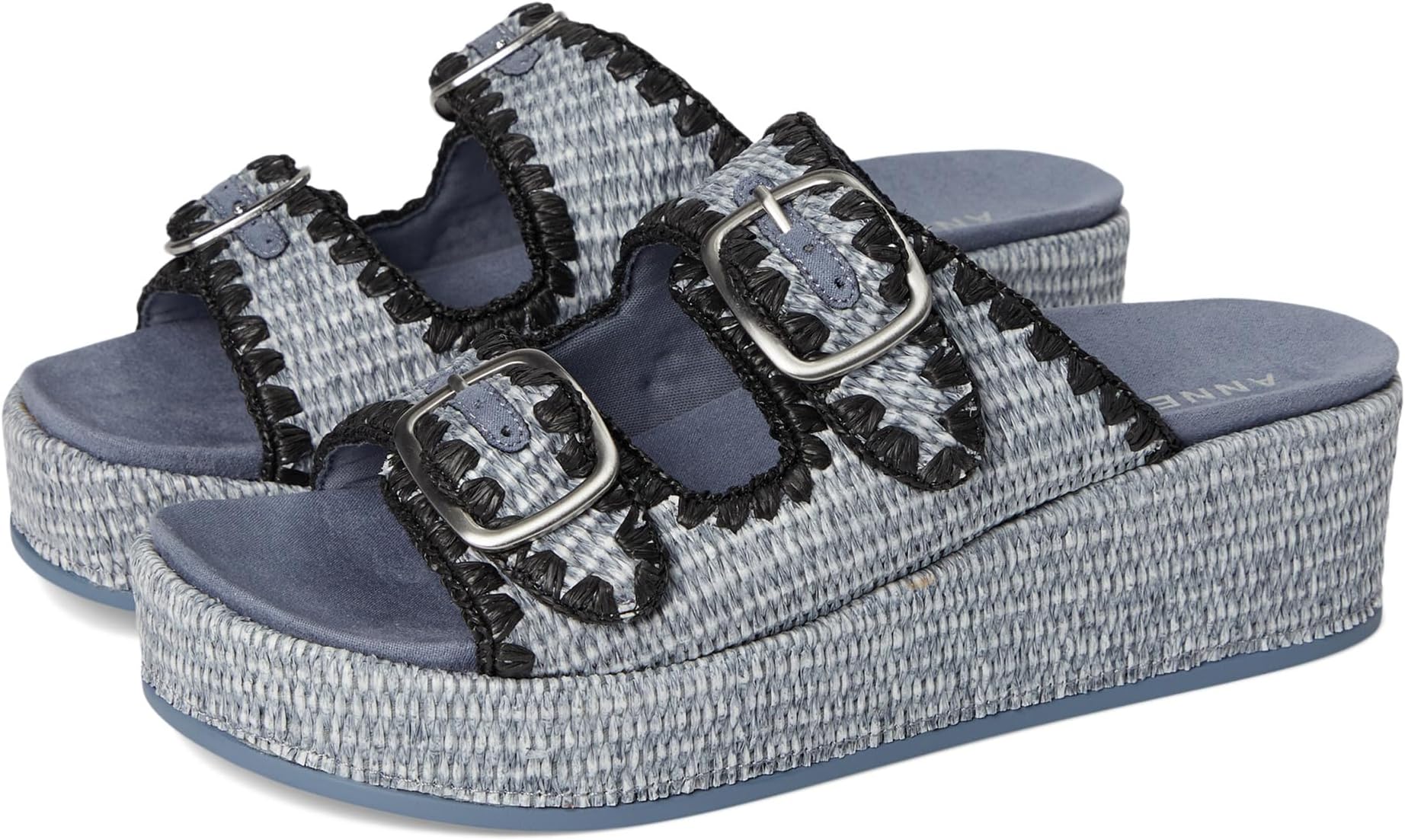 Туфли Anne Klein Women's Vineyard, Blue Raffia