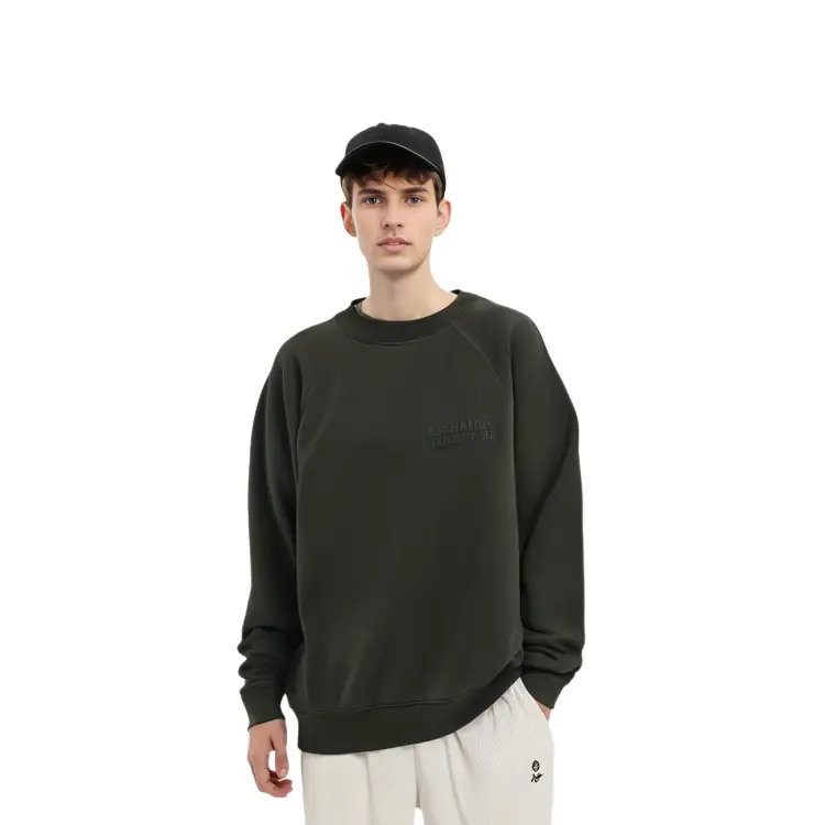 Drop2 SS23 Толстовка мужская Off Black Fear Of God Essentials, черный — фото 3