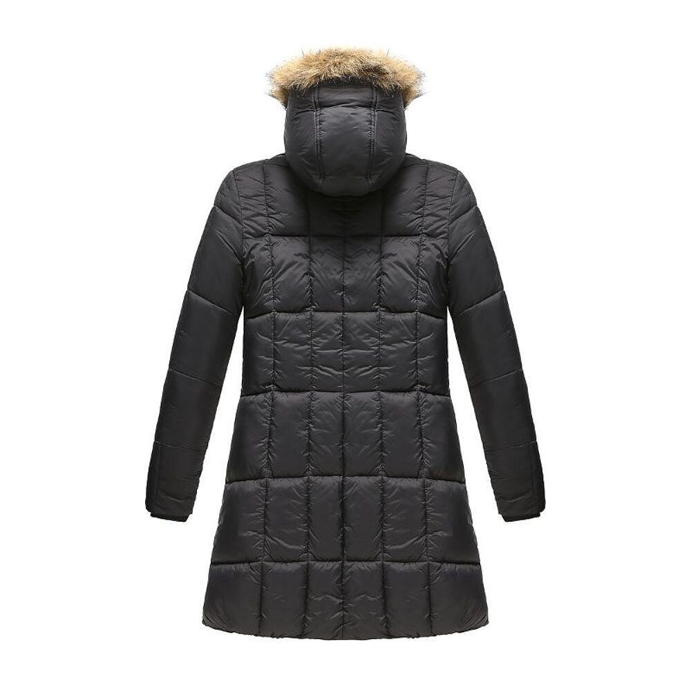 

Женская парка-пуховик средней длины Haute Edition с капюшоном на подкладке из искусственного меха, цвет Bright Purple