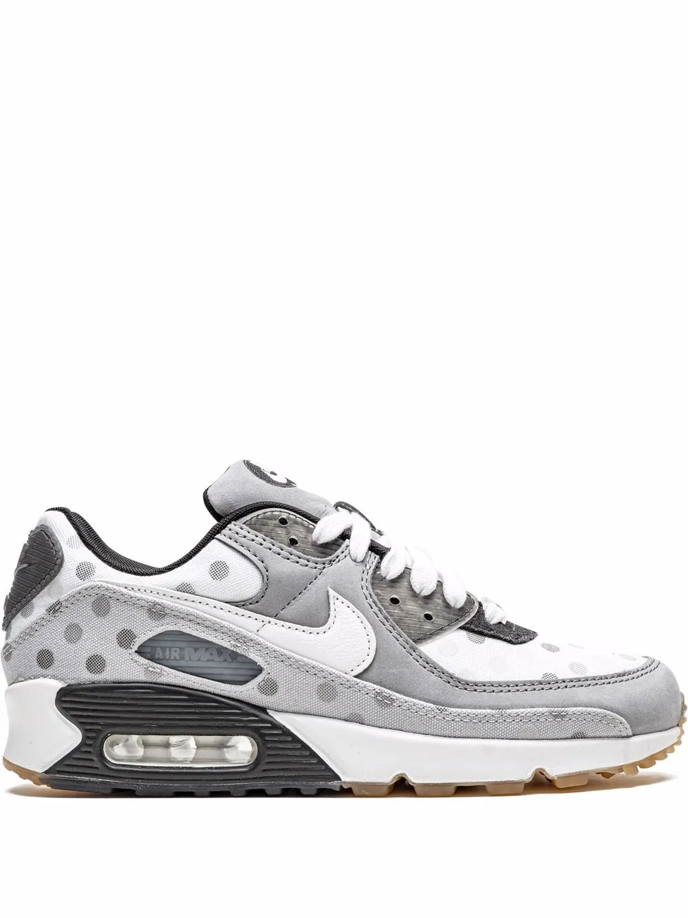 

Кроссовки Air Max 90 Polka Dots - Grey Fog Nike, белый