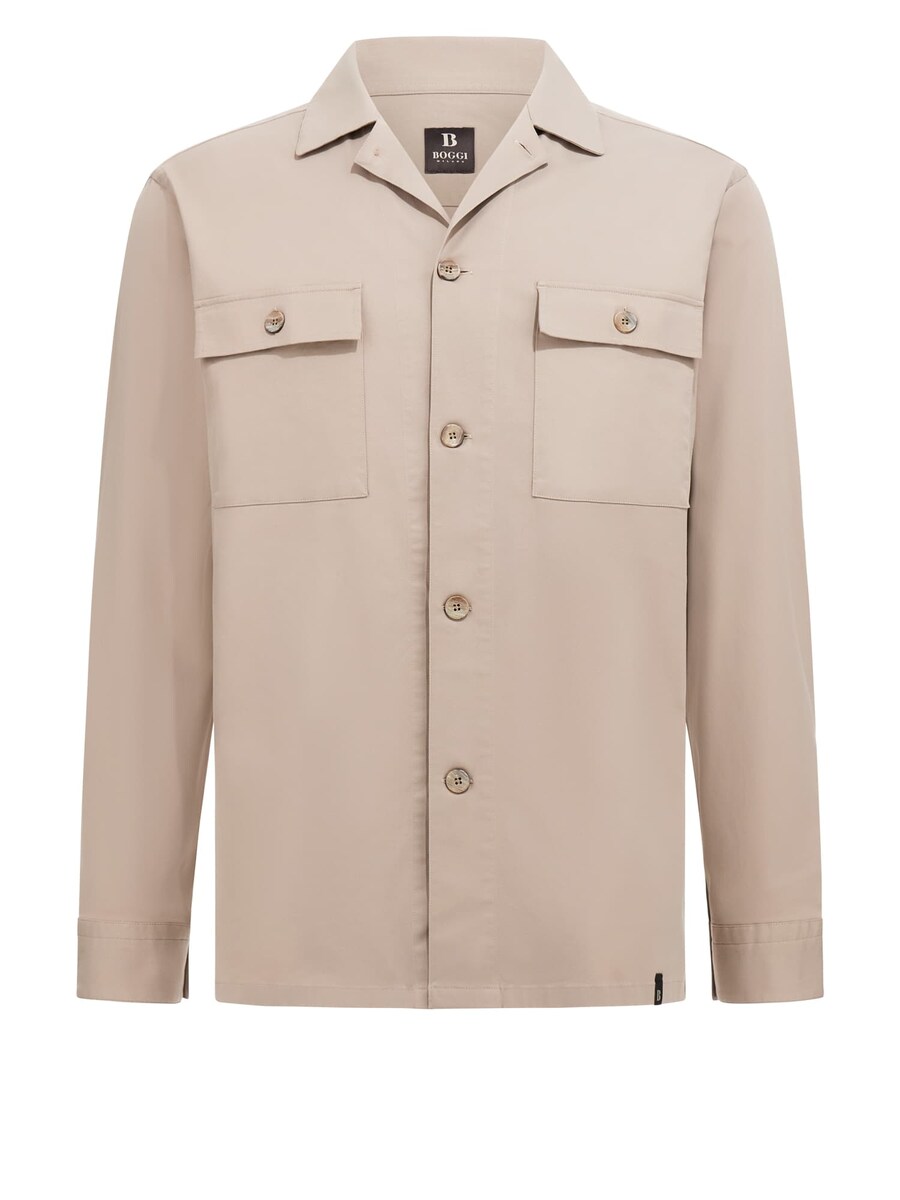 

Рубашка на пуговицах Comfort fit Boggi Milano, нюд