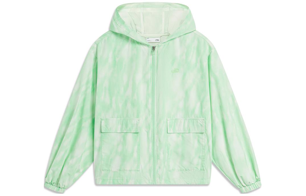 

LINING Женская одежда для спорта с защитой от солнца и охлаждающим эффектом, Cooling Green All over Print