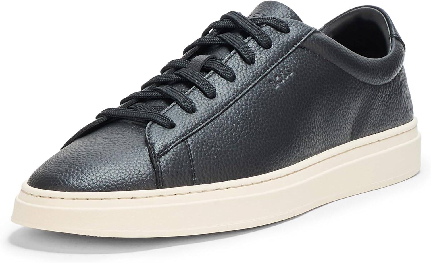 

BOSS Мужские кроссовки Kieran из гладкой кожи, Black Gloss