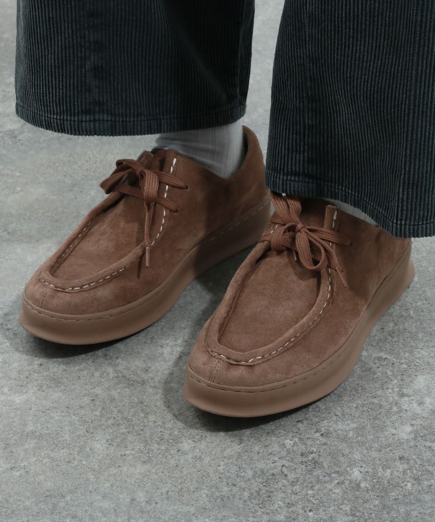 Мокасины с прошитыми краями Bayflow, Brown 50