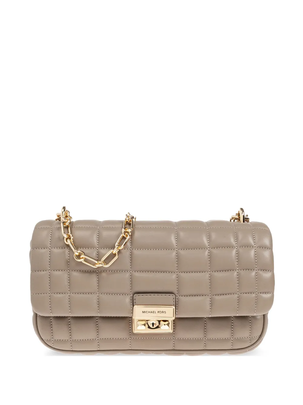 

Стеганая сумка через плечо Michael Michael Kors, серый