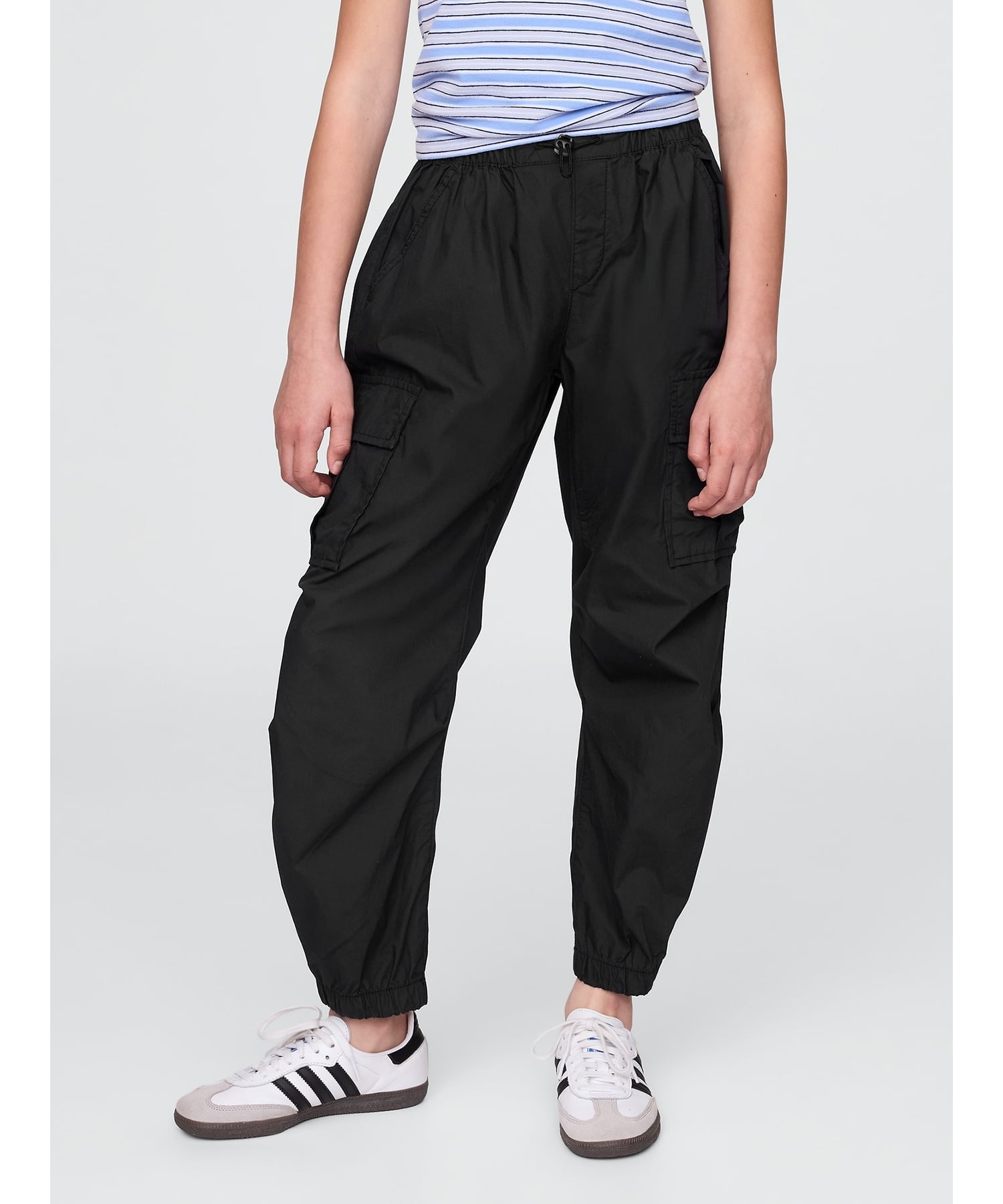(K) Легкоходные парашютные брюки Easy Cargo (детские) GAP, MOONLESS_NIGHT