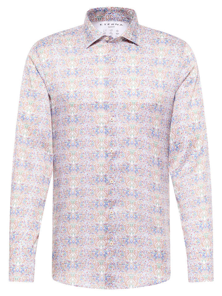 

Рубашка Eterna SLIM FIT, цвет caramell