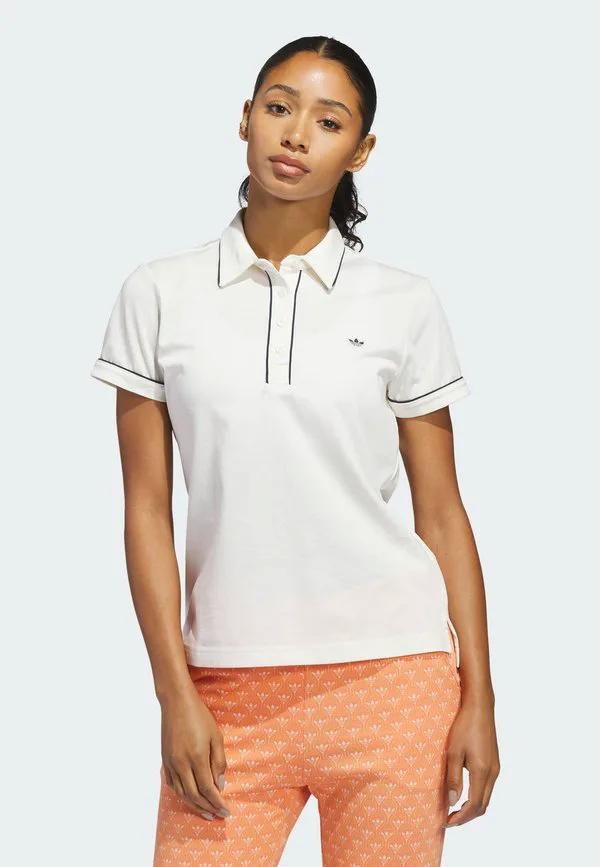 Однотонная рубашка поло Adidas Golf Originals, Chalk White