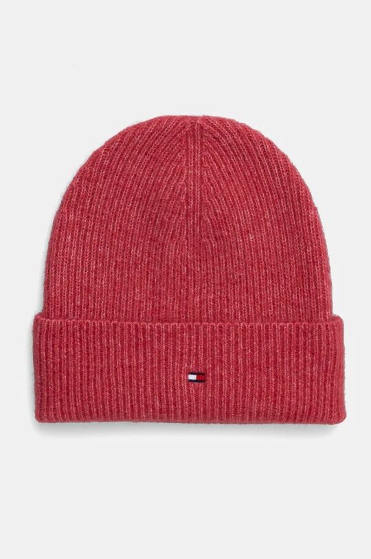 

Шапка из смесовой шерсти Tommy Hilfiger, розовый