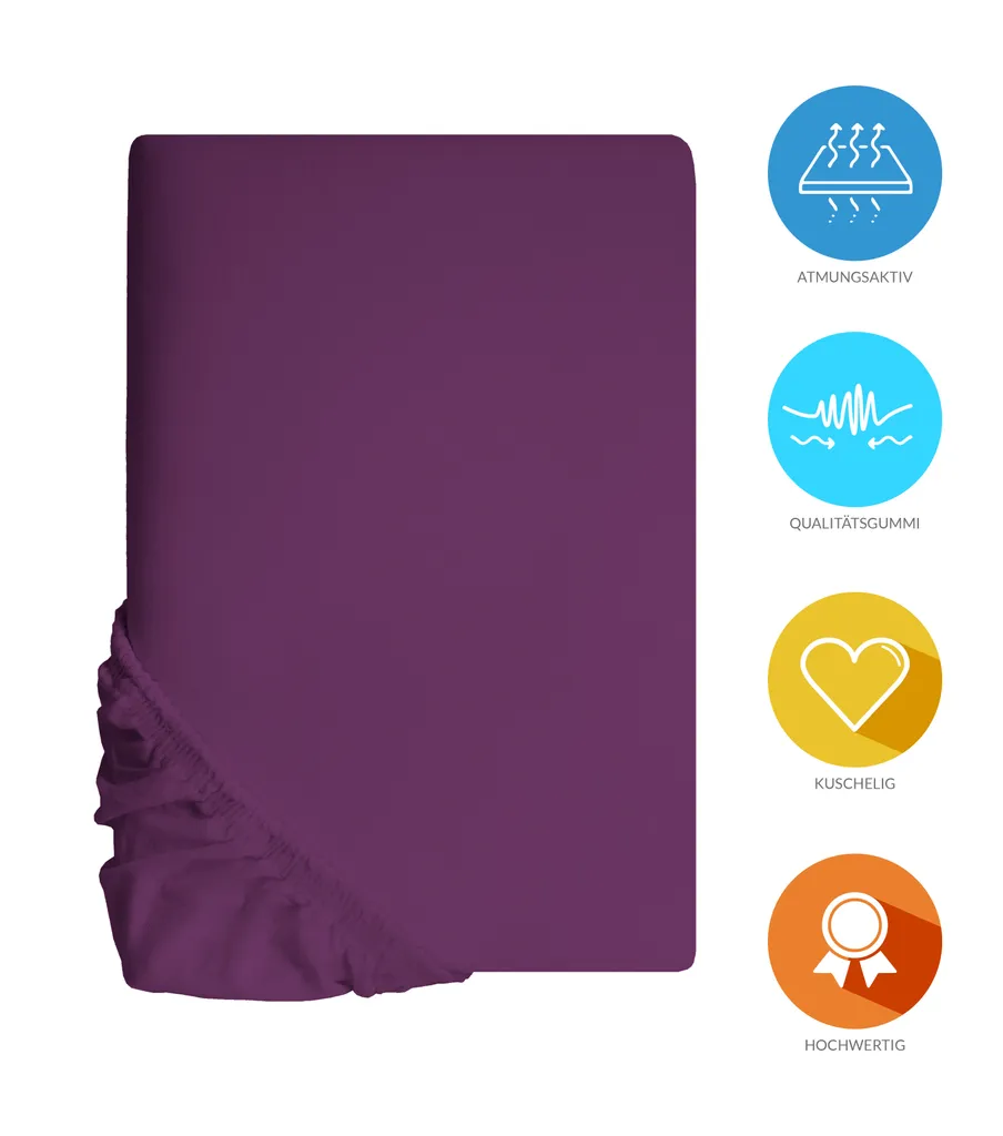 

Простыня B&D Textiles, фиолетовый