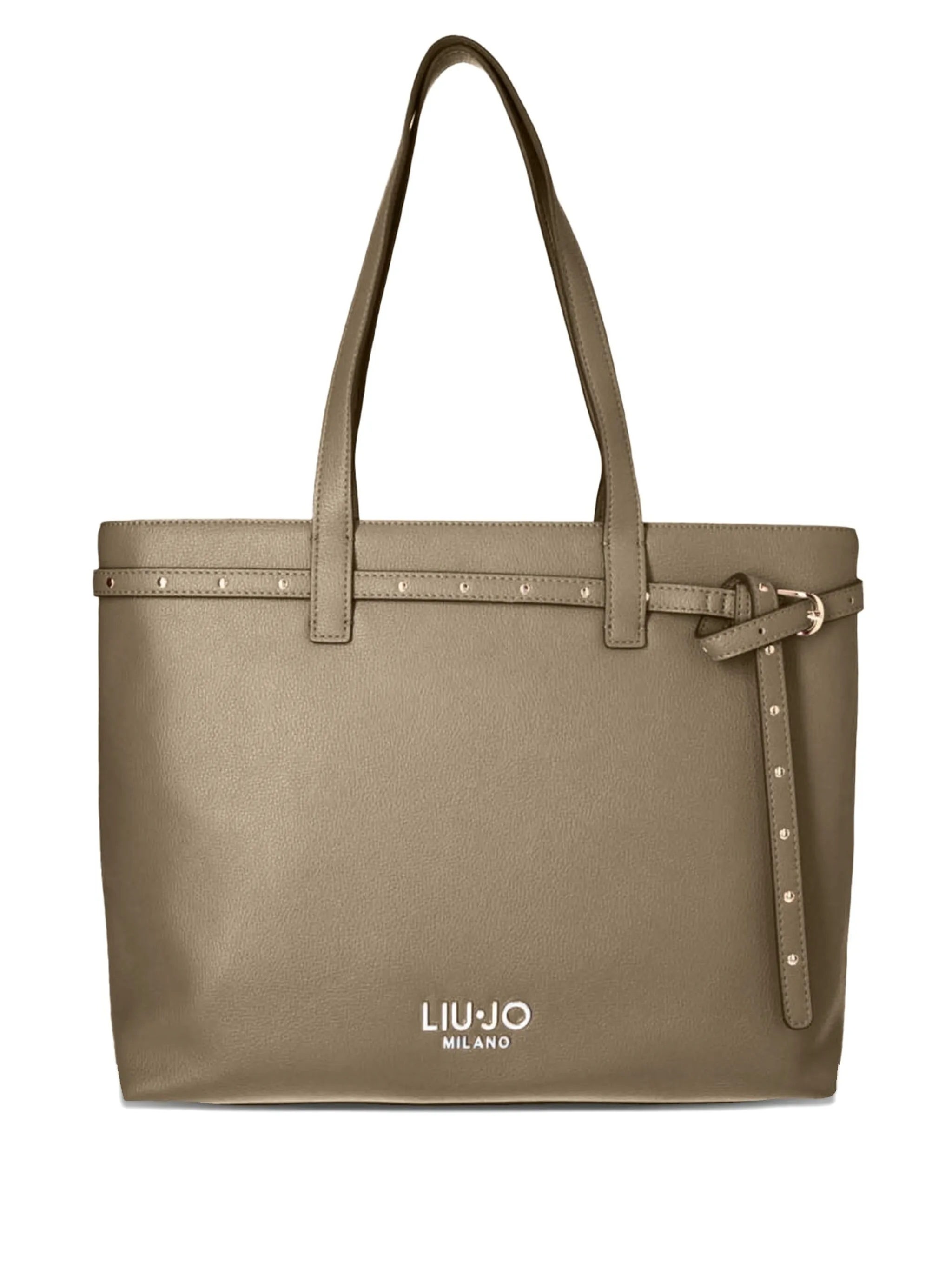 

Сумка-тоут с заклепками среднего размера Liu Jo, нейтральный