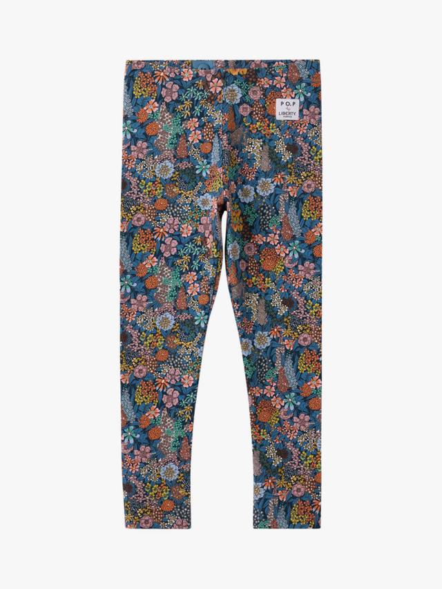 

Детские легинсы Liberty из органического хлопка с цветочным принтом Polarn O. Pyret
