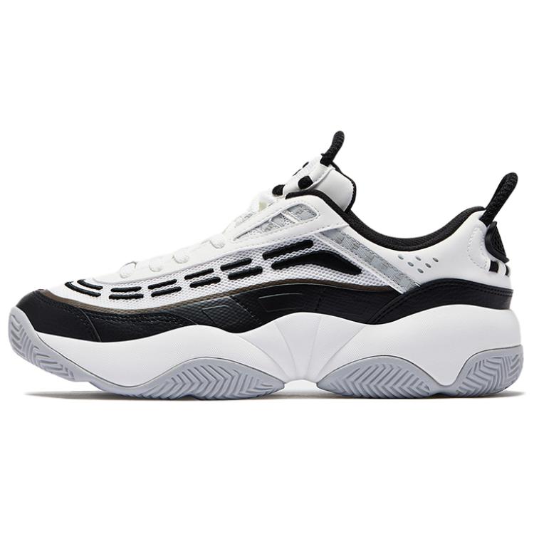 

FILA FUSION Баскетбольные кроссовки FIRE Flame, износостойкие, низкие, винтажные, мужские, черно-белые