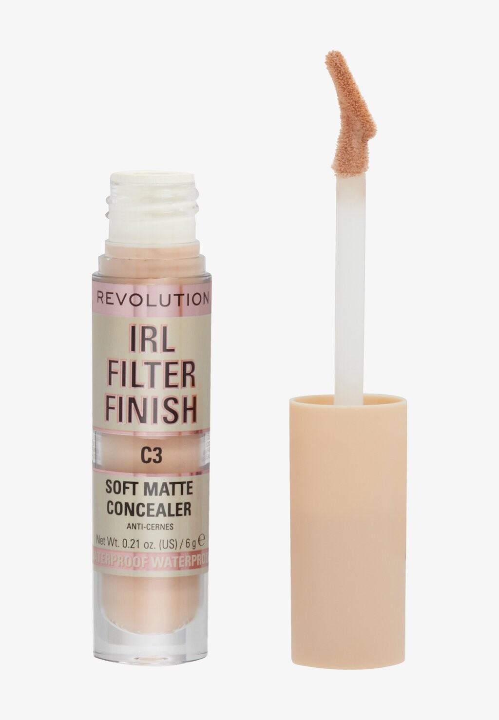 

Консилер Revolution Irl Filter Finish Concealer Makeup Revolution, цвет nude