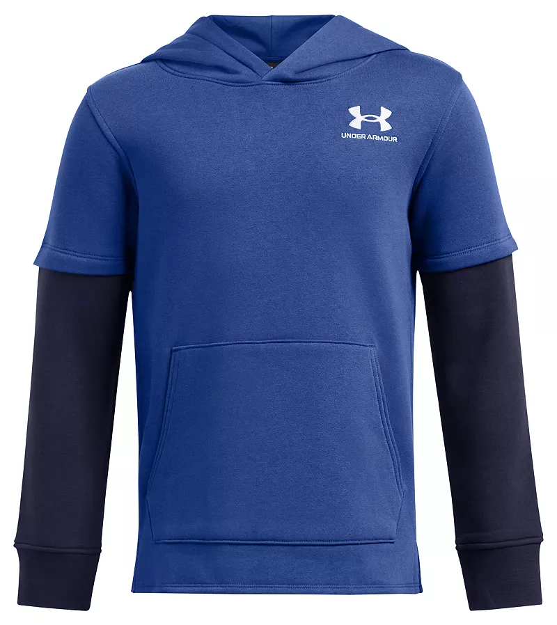 

Толстовка из флисового джерси Under Armour для мальчиков Icon, цвет Tech Blue/Midnight Navy