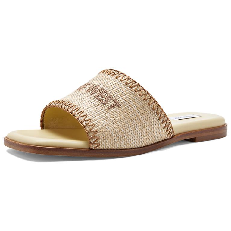NINE WEST Женские стойкие к истиранию слайдеры Apricot, цвет Apricot — фото 4