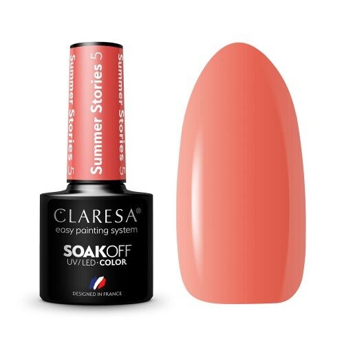 

Лак гибридный для ногтей Summer Stories 5,5 г Claresa