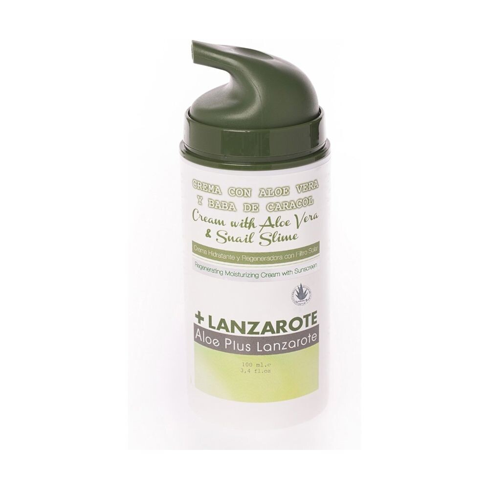 

Увлажняющий крем для тела Crema Regeneradora Aloe Vera Y Baba De Caracol Aloe Plus Lanzarote, 100 мл