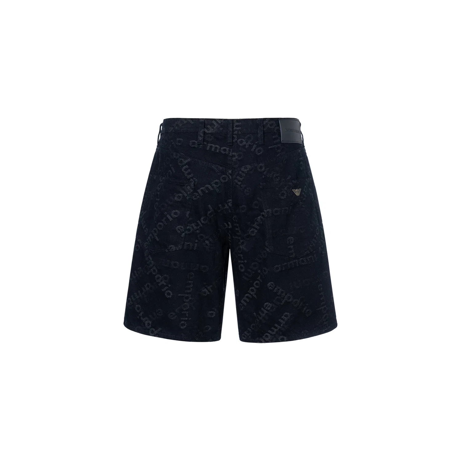 Джинсовые шорты Emporio Armani Marine Blue — фото 3