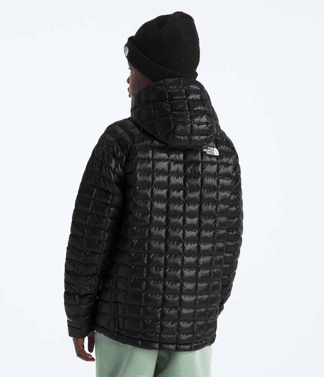 Куртка Thermoball с капюшоном, The North Face, утеплитель, цвет Tnf Black — фото 3