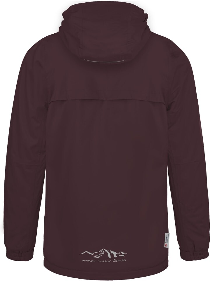 Дождевик Normani Outdoor Sports Kinder Regenanzug und Regenhose, бордо — фото 4