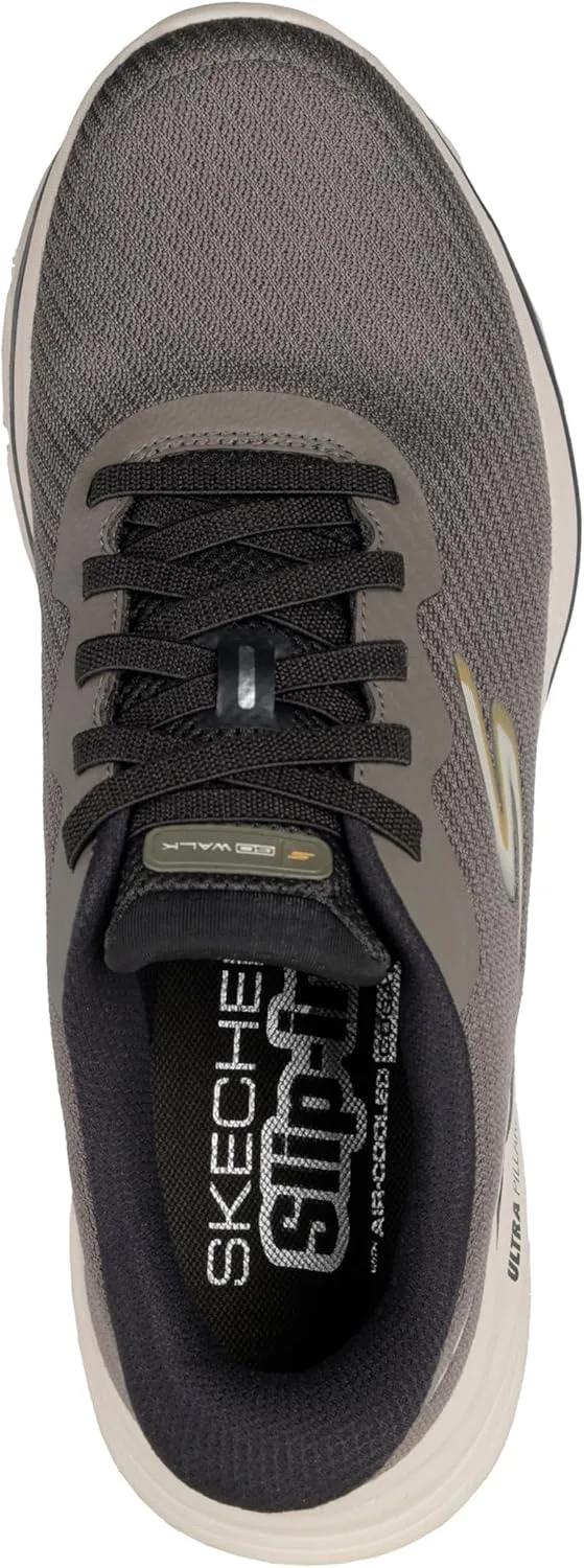 Мужские кроссовки Skechers Go Walk 8 Godfather, серо-коричневый — фото 4