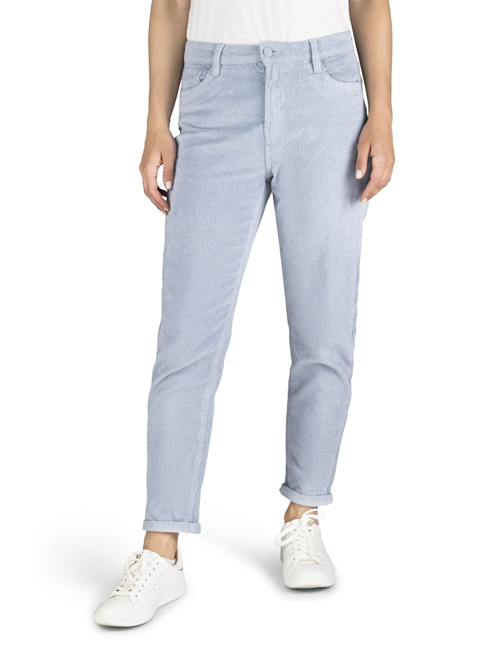 

Брюки DENIMFY Cord DFLisa tapered, синий