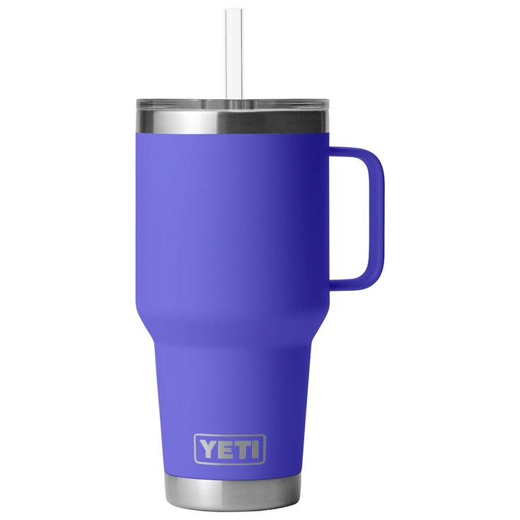 

Кружка Рамблер 35 унций (994 мл) кружка с соломенной крышкой цвета ультрамариновый фиолетовый Yeti