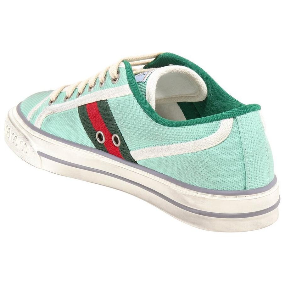 Кроссовки женские Gucci Tennis 1977, мятный — фото 4