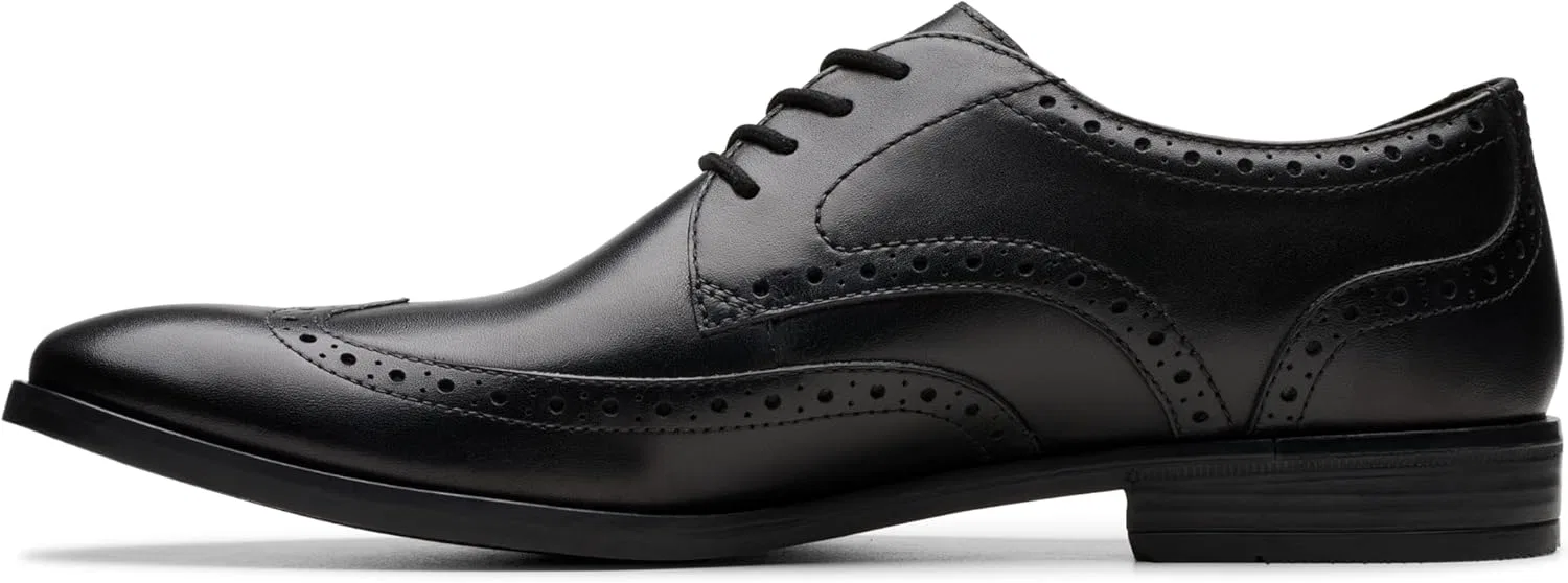 Мужские туфли Clarks Brandon Limit, Black (Black Leather)