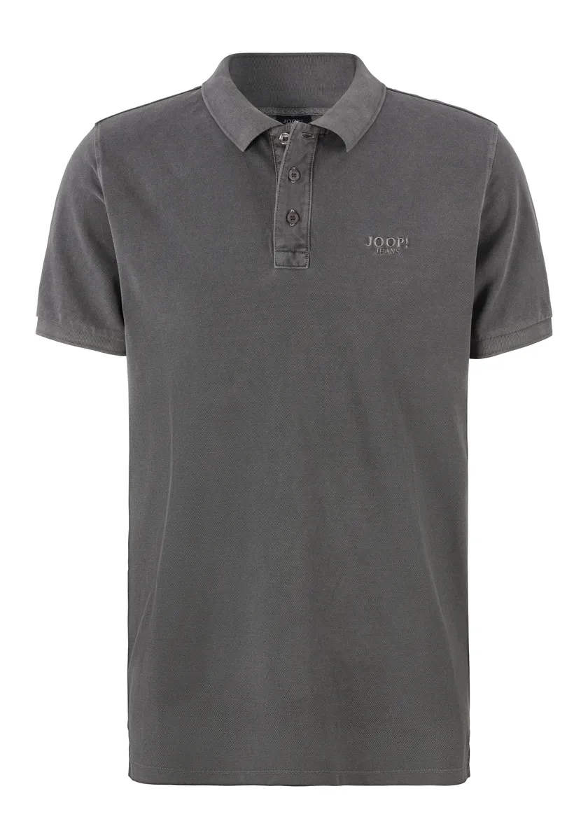 

Рубашка-поло Joop Jeans "Ambrosio", слегка постиранный вид, серый