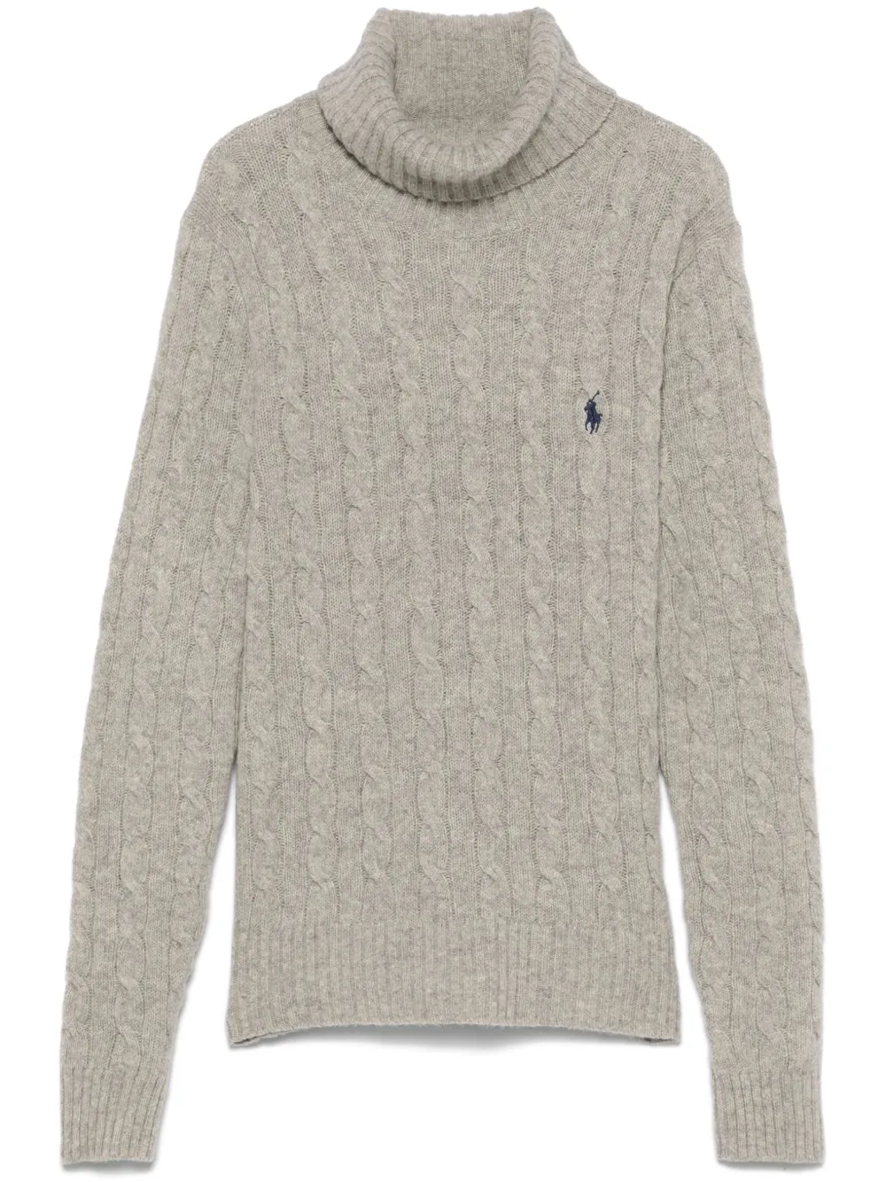 

Свитер фактурной вязки POLO RALPH LAUREN, серый