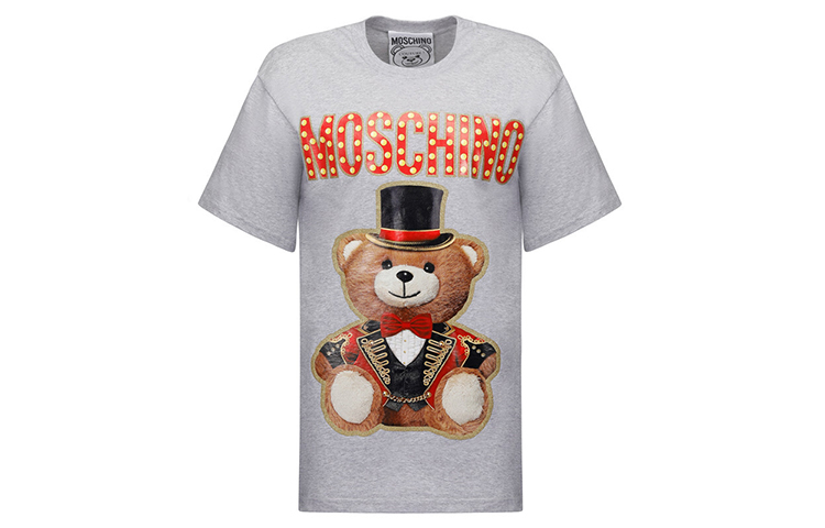 

Футболка женская серые MOSCHINO, серый