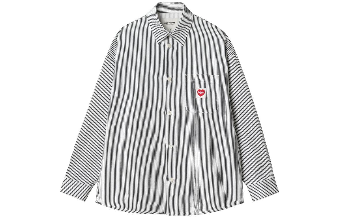 

Carhartt WIP Рубашка SS23 Heartbeat Romance Series Women's Marine Blue