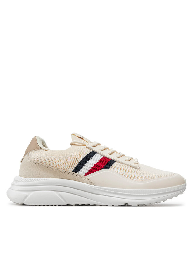 

Кроссовки Tommy Hilfiger Modern Runner Premium Knit, бежевый