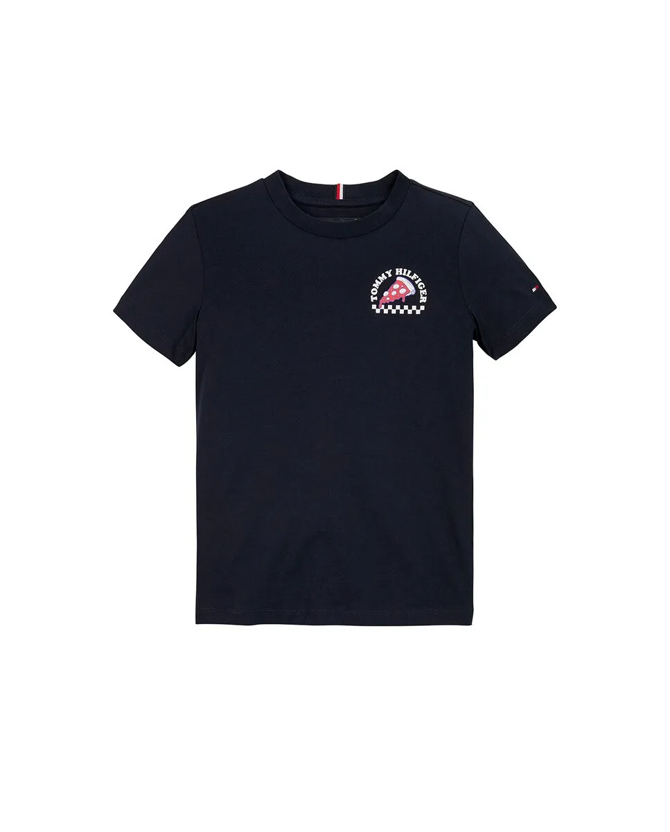 

Футболка для мальчика с короткими рукавами и круглым вырезом Tommy Hilfiger, синий