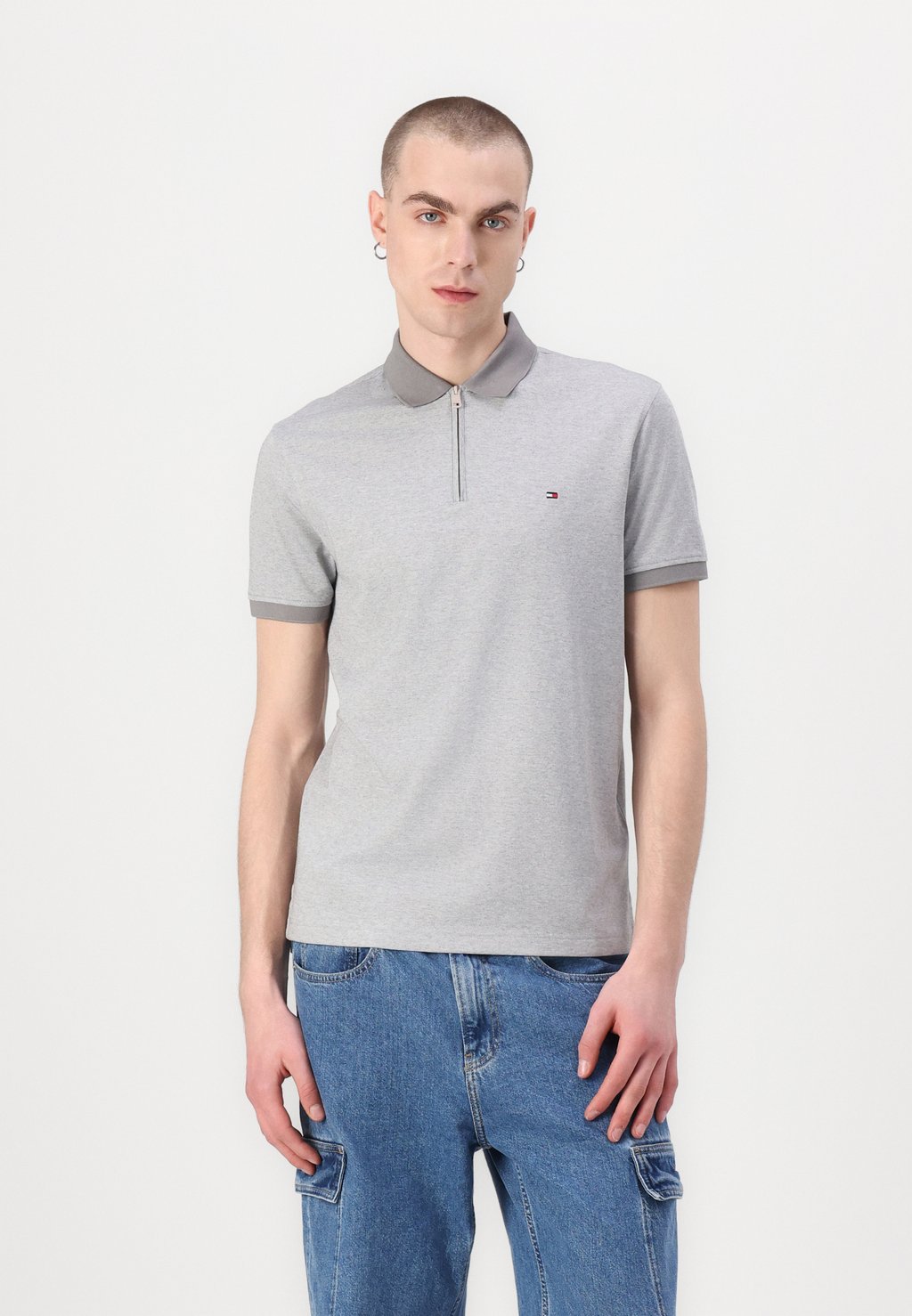 

Рубашка поло PERFORMANCE ZIP Tommy Hilfiger, серый