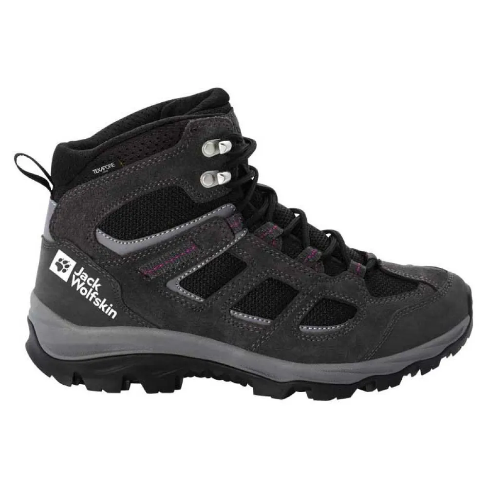 

Треккинговые ботинки Jack Wolfskin Vojo 3 Texapore Mid, черный/серый