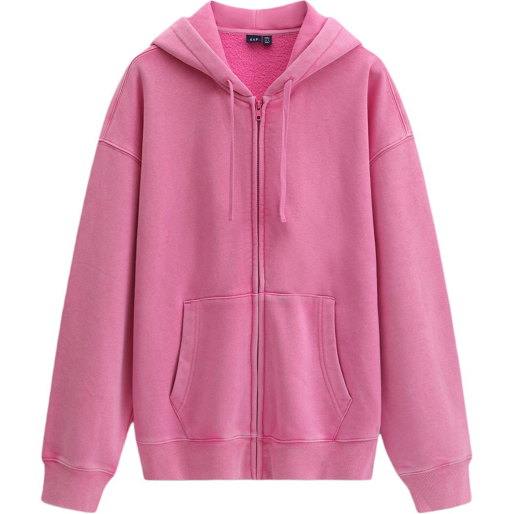 

Толстовка унисекс с капюшоном, кардиган средней толщины GAP, фуксия