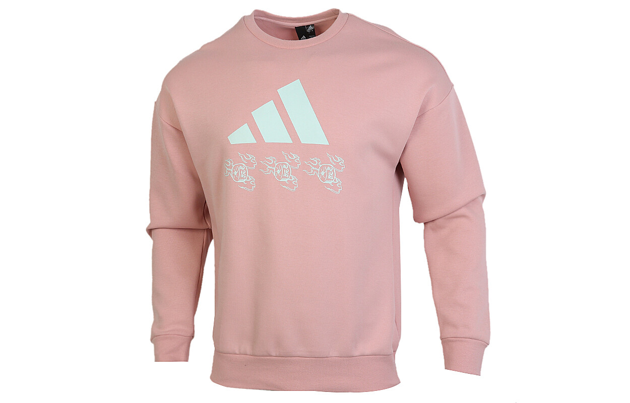 

Толстовка мужская розовая Adidas, розовый