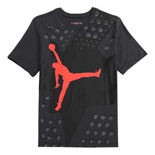 

Футболка 6 повседневные спортивные с коротким рукавом Air Jordan, черный
