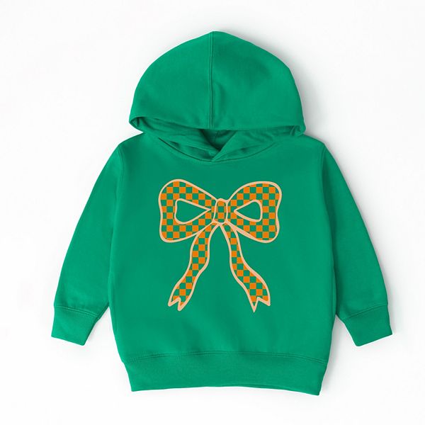 

Толстовка с капюшоном для малышей Coquette orange checker bow The Juniper Shop, Kelly
