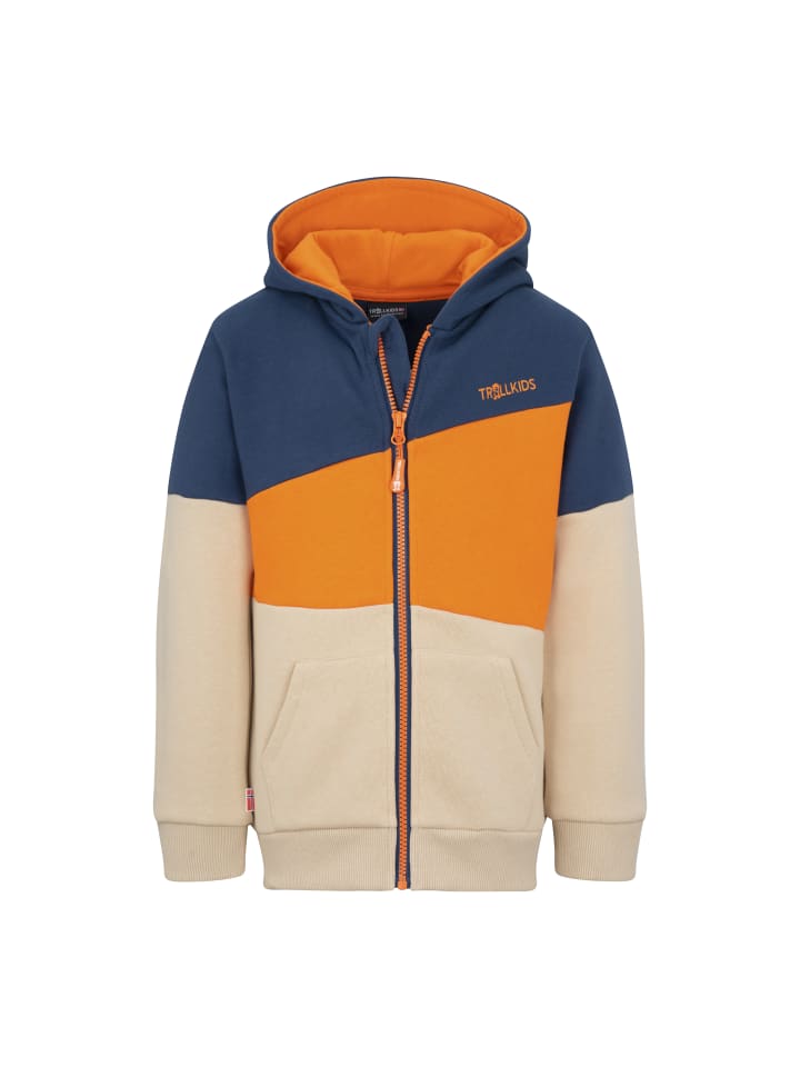 

Trollkids Толстовка Alesund пустынного/оранжевого цвета