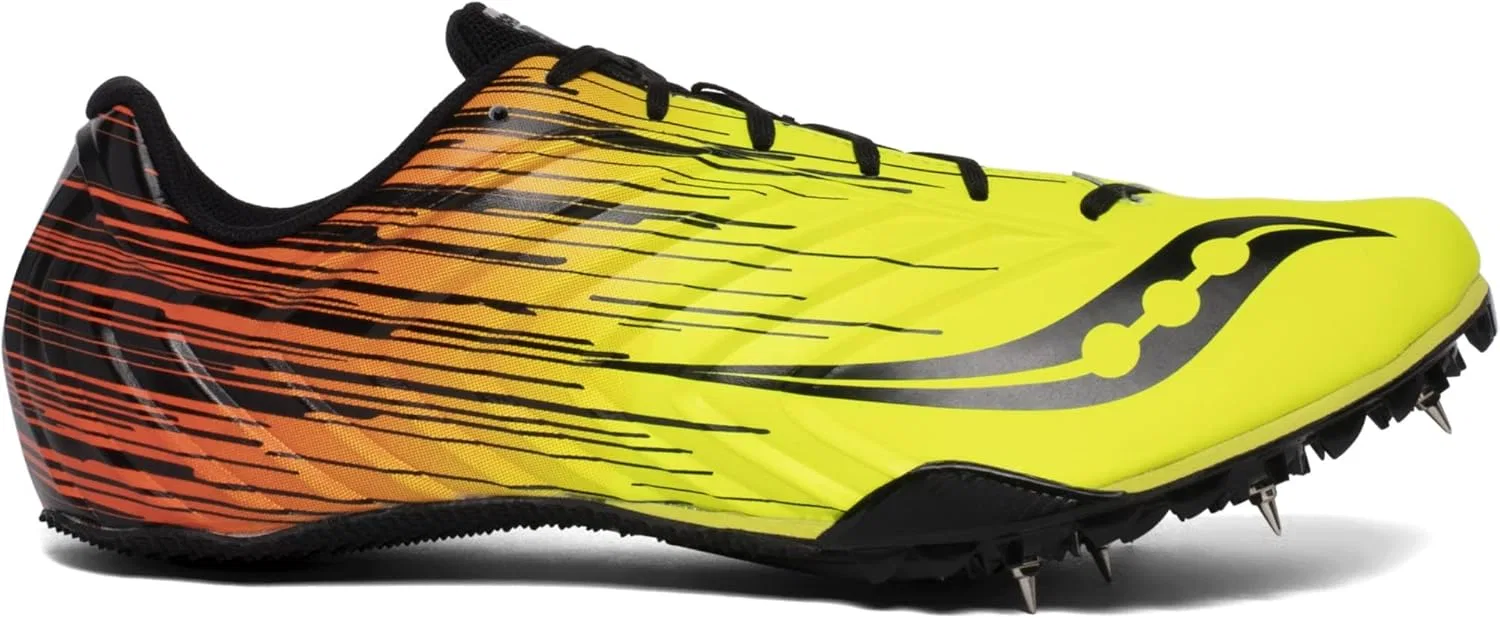 Мужские кроссовки Saucony Spitfire 5 для кросс-кантри, Lemon Black — фото 2