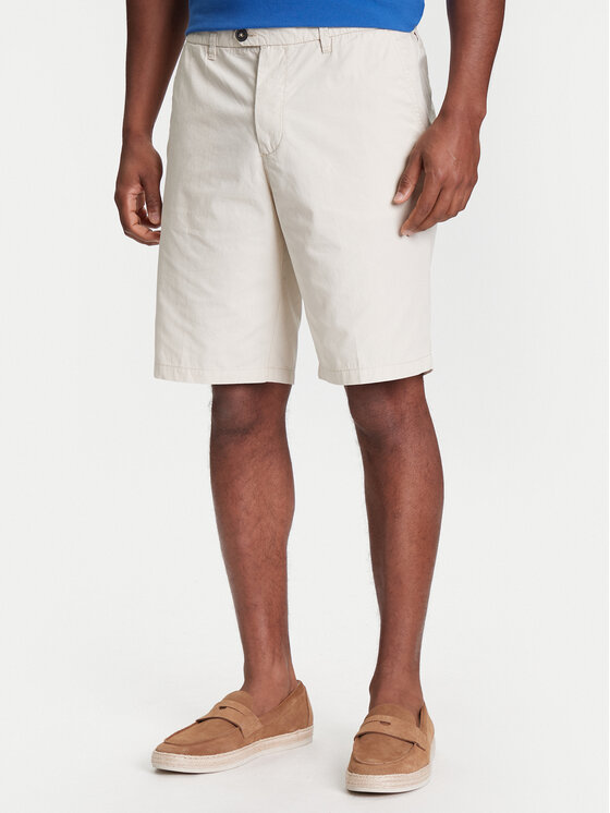 

Шорты из ткани обычного кроя 4W3LU9014 United Colors Of Benetton, бежевый