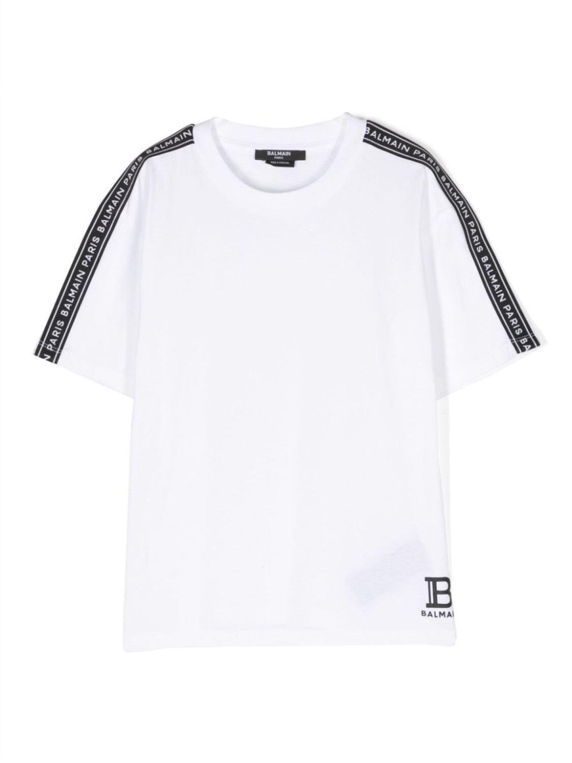 

Balmain Kids футболка с логотипом, белый