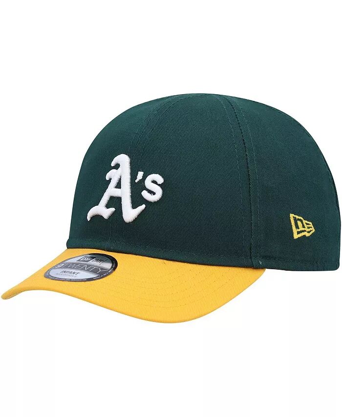 

Детские шапки Green Oakland Athletics Team Color My First 9TWENTY Flex для мальчиков и девочек New Era