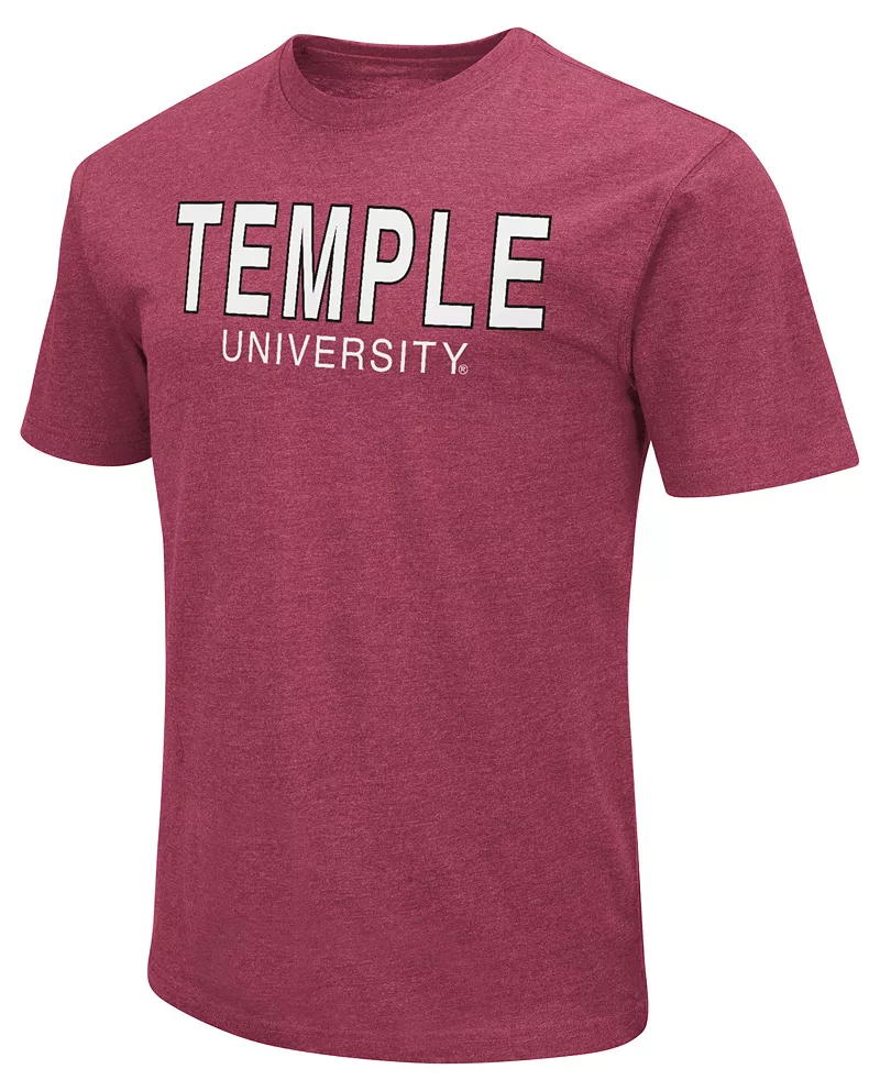 

Мужская темно-бордовая футболка Colosseum Temple Owls